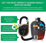 Inkbird Wifi & Bluetooth Smoker Thermometer With Fan Automatic Bbq Grill 3 Probes For Big Green Egg