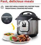 Instant Pot Duo Smart Cooker Mini 7-In-1 3L Pressure Rice Sauté Pan Yoghurt Maker Steamer & Food