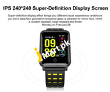 Ips Smart Watch Color Screen Ip68 Waterproof Bluetooth 4.0 Fitness - Imported From Uk