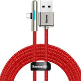 Baseus USB To Type-C 90° Braided Cable for Mobile Game, 1M Braided Cable - Imported from UK