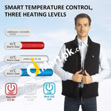 Lifebee Heated Vest Mens Fleece Electric Warm (Without Power Bank) - Imported From Uk