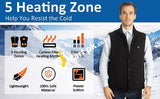 Lifebee Heated Vest Mens Fleece Electric Warm (Without Power Bank) - Imported From Uk