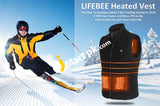 Lifebee Heated Vest Mens Fleece Electric Warm (Without Power Bank) - Imported From Uk