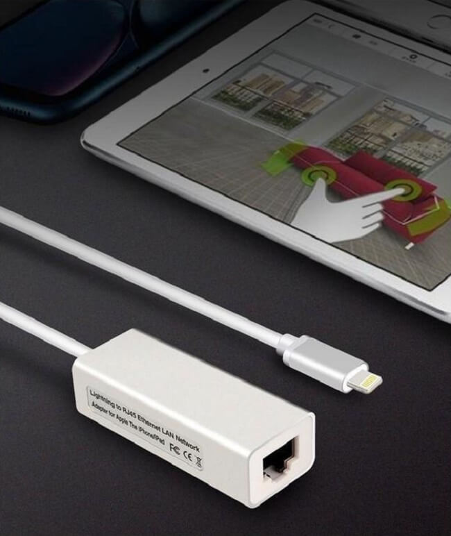 ENBIA Lighting to RJ45 Ethernet LAN Network Adapter for Apple The iPho ...