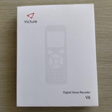 Victure V6 8GB Portable Digital Voice Recorder - Imported from UK