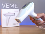 VEME IPL Hair Removal Device for Women with 499,050 Flashes, Permanent Painless at-Home Hair Removal Appliance for Face & Body, Auto Manual Modes Adjustable with 5 Energy Levels - Imported from UK