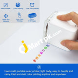 Mbrush Mini Color Printer Portable Handheld Wifi Inkjet Princube With Ink Cartridge Print Anywhere -