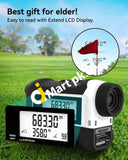 Mileseey Pf3S 875 Yards Golf Laser Rangefinder With Slope Switch Pulse Vibration And External Lcd