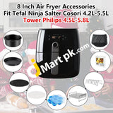 Moleath Air Fryer Accessories Xl 9 Pcs Set No-Bpa Dishwasher Safe - Imported From Uk