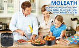 Moleath Air Fryer Accessories Xl 9 Pcs Set No-Bpa Dishwasher Safe - Imported From Uk