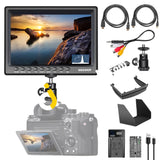 NEEWER F200 7” 4K 1080p HD Camera Field Monitor, Video Assist IPS 1920x1200 HDMI Input With Histogram, Focus Assist, Exposure, Sunshade For DSLR Cameras, Handheld Stabilizer, Film Video Making Rig - Imported from UK