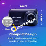 Nextbase 222X Front & Rear Dash Cam 1080P/30Fps Hd Recording In Car Dvr 140° 6 Lane Wide Viewing