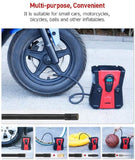 Oasser Digital Tyre Inflator, Portable Air Compressor With Detachable Pressure Gauge For Cars Bicycles Balls & Other Inflatables, 120W 12V DC - Imported from UK