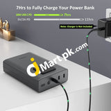 Omars 24000Mah Fast Charging Battery Pack High Capacity Power Bank With 90W Ac Outlet 18W Usb-C Pd