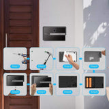 Ornin WiFi Video Doorbell with Chime, 1080P HD Camera, PIR Motion Detection, Two-Way Talk, IP65 Weatherproof for Home Security - Imported from UK