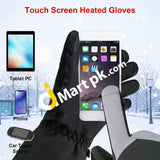 Pellor Electric Heated Gloves 5000Mah Rechargeable Battery Heating With 3 Levels Temperature