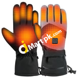 Pellor Electric Heated Gloves 5000Mah Rechargeable Battery Heating With 3 Levels Temperature