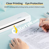 Poooli A4 Portable Printer 300Dpi Wireless Bluetooth - Imported From Uk