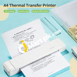 Poooli A4 Portable Thermal Printer, 300dpi Wireless Bluetooth Portable Printer - Imported from UK