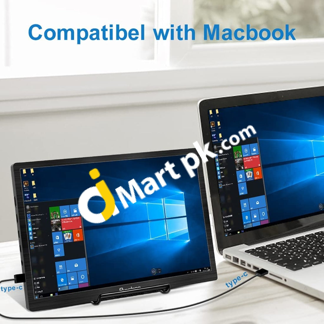 Prechen IPS Screen 2K Portable Mini Monitor, 10.1