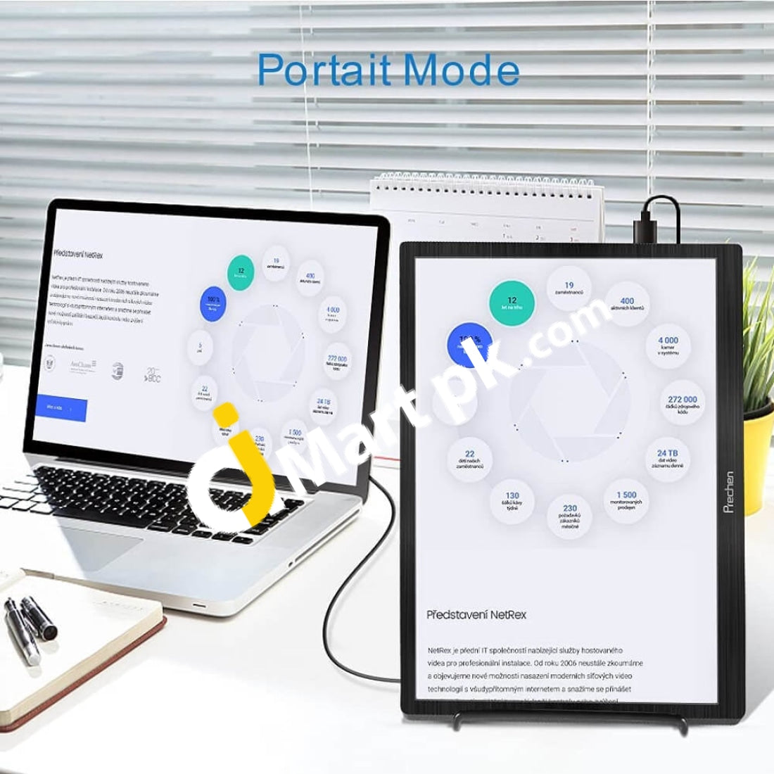 Ips Screen Monitor Prechen 10.1 2560X1600 With Hdmi/Usb-C/Type-C Interface Built-In Speakers For