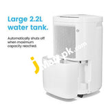 Pro Breeze® 12L Portable Dehumidifier With 4 Modes Digital Display Continuous Drainage Laundry