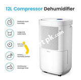 Pro Breeze® 12L Portable Dehumidifier With 4 Modes Digital Display Continuous Drainage Laundry