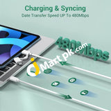 Quntis 30W Usb-C Super Fast Charger 2-In-1 Pd 3.0 Gan For Iphone Ipad Ipod With 6.6Ft Cable -