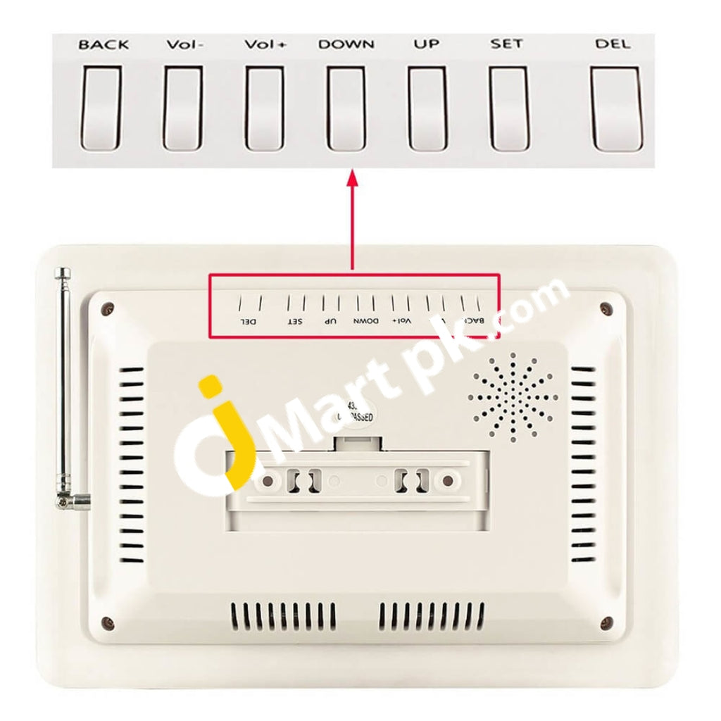 Retekess T114 Wireless Calling System with 10 Table Clocks Call Button ...
