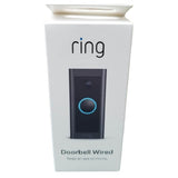 Ring Video Doorbell Wired, Doorbell Security Camera with 1080p HD Video, Two-Way Talk, Advanced Motion Detection (Newest Model) - Imported from UK