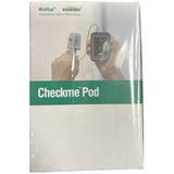 Wellue Checkme™ Pod Wireless Pulse Oximeter with Thermometer, Continuous Monitoring of SpO2 & Body Temperature, Rotatable Touchscreen, APP for Android & iOS - Imported from UK