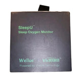 Wellue SleepU Wrist Pulse Oximeter, Wearable Oxygen Monitor with Finger Sensor with Smart Reminder for Low O2| SpO2 & Pulse Rate Recording Continuously, Free Shareable APP & PC Report - Imported from UK