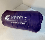 Mountain Essentials Basecamp 200 Sleeping Bag, Warm & Cosy Hollow Fibre Insulated Bag, Easy to Pack & Durable for Camping, Hiking, Trekking & Outdoors - Imported from UK