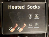 Heated Socks for Men & Women Rechargeable Electric Foot Warmer with 2x4000mAh Batteries - Imported from UK