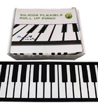 Portable 88 Keys Silicone Flexible Roll Up Piano with Sustain Pedal - Imported from UK