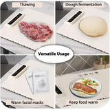 Electric Heating Board/Tray with 3 Adjustable Temperature, Flexible Foldable Large Surface Area Food Warmer - Imported from UK