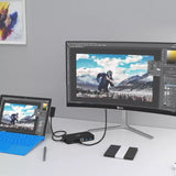 ICZI 7-in-1 Multifunctional Surface Docking Station for Microsoft Surface 3, Surface Pro 3 & 4  w/HDMI DisplayPort USB Ethernet Audio (Amazon Container Product as it is, No Warranty, No Guarantee, No Return, No Exchange) - Imported from UK