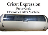Cricut Expression Provo Craft Electronic Cutting Machine (Container Product Without Box & Accessories) - Imported from UK
