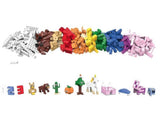 Playtive Building Bricks 430 Pieces Unicorn Starter Set, Different Colours Lego - Imported from UK