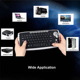 2.4G Wireless Trackball Keyboard for Smart PC TV Box, 78 Keys 1200 DPI - Imported from UK