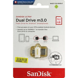 SanDisk 512GB Ultra Dual Drive m3.0 for Android Smartphones & Computers, Micro USB, USB 3.0 - Imported from UK