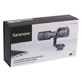 Saramonic Vmic Mini Unidirectional On-Camera Shotgun Microphone with Shock Mount for DSLR Camera Camcorder in Vlogging, Mobile Journalism, ASMR Recording, Interview - Imported from UK