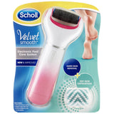 Scholl Velvet Smooth Electronic Foot Care System, Pedicure Foot File for Hard Skin & Callus Removal - Imported from UK