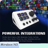 FHOOU MBox N3 Stream Dock Global Version, Stream Dock LCD Live Content Creation Controller, Custom Button Visual Keyboard For Win/Mac - Imported from UK