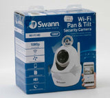 Swann Wi-Fi Pan & Tilt Security Camera, 1080p Full HD with Audio & Remote Control via App - Imported from UK