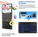 Wireless Keyboard Case & Bt Mouse Combo For Ipad Pro 12.9 Tasnme Magnetically Detachable - Imported