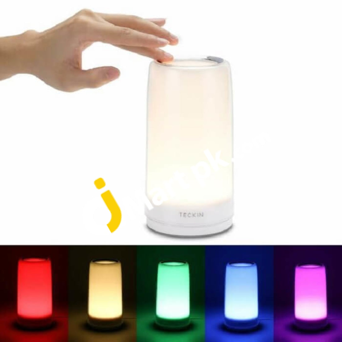 Teckin Led Table Lamp Touch Dimmable Rgb 7 Colors - Imported From Uk