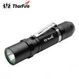 ThorFire TG06S Mini Flashlight, 500 Lumen EDC Pocket Light with 5 Modes, Powered by AA or 14500 Battery (Not Included) - Imported from UK