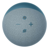 Amazon Echo Dot (5th Gen) with Clock, Vibrant Sound Smart Speaker with Alexa + Wi-Fi & Bluetooth, Great for Bedrooms, Dining rooms and Offices (Twilight Blue) - Imported from UK