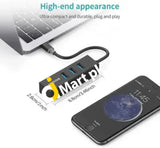 Ucouso 4-In-1 Usb C To 3X 3.0 Hub Type With 60W Power Delivery Charging Port - Imported From Uk